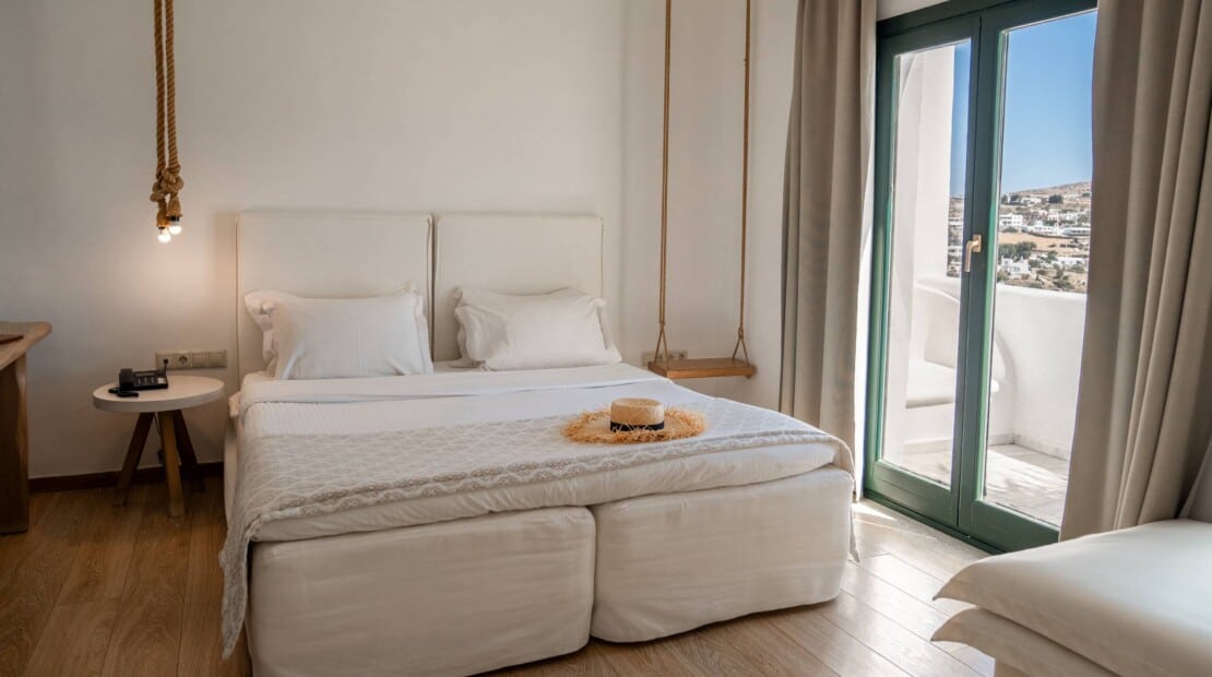Classic Double Inland View Room Mykonos – Tharroe of Mykonos Hotel
