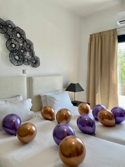 Classic Triple Inland View Room Mykonos – Tharroe of Mykonos Hotel