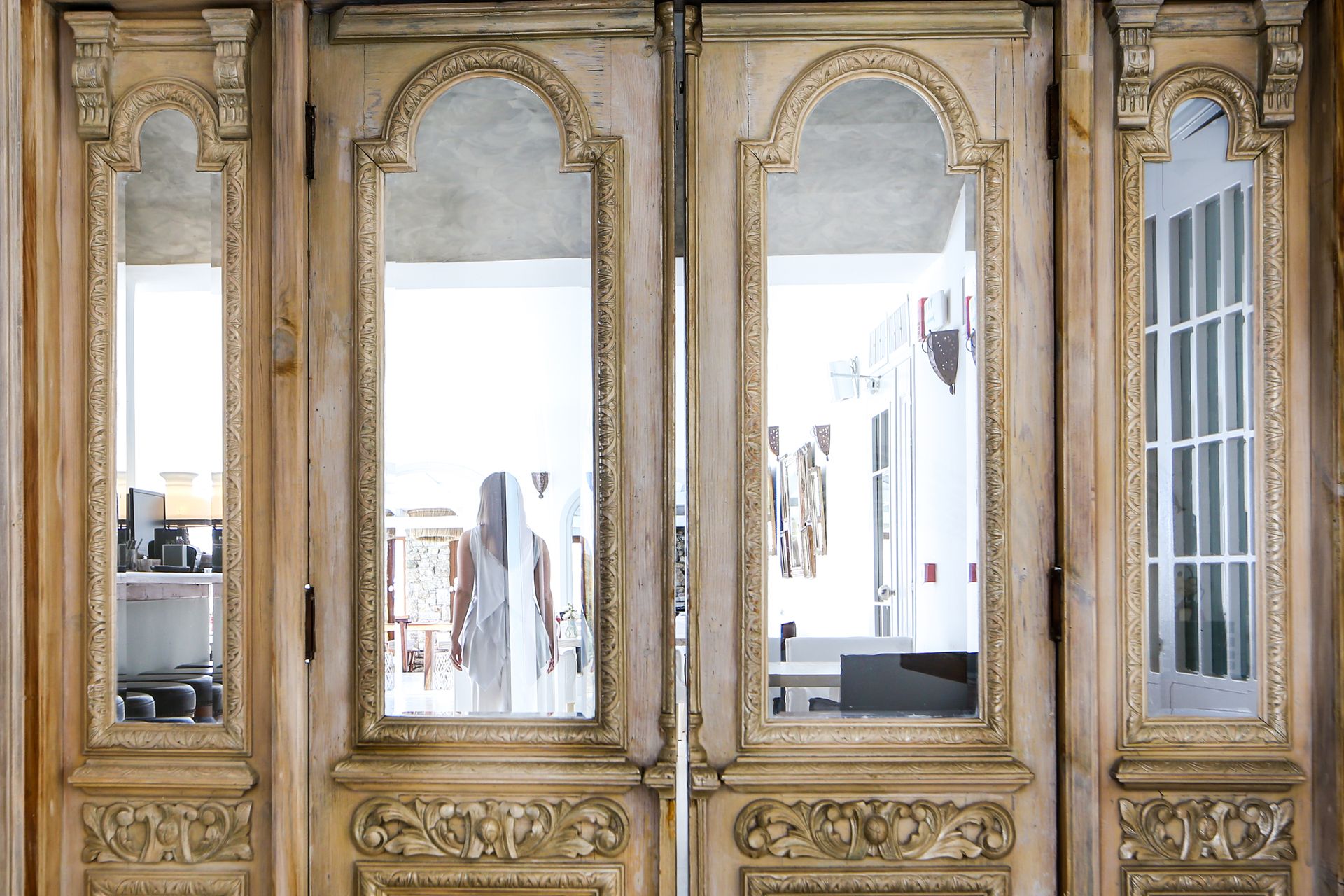 Art pieces in Mykonos, Tharroe of Mykonos hotel