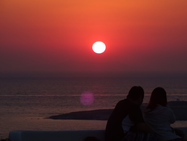 Romantic Sunset Mykonos