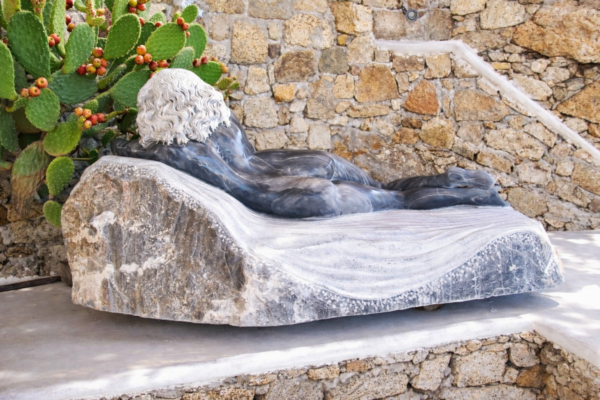 Minotaur Woman sculpture by Andrew Wielafsky